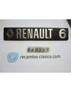 Comprar anagrama Renault 6 R6 online | Recambio Clásico