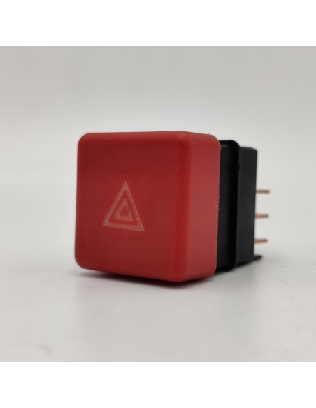 Botón interruptor de luces de emergencia Warning Fiat Ducato 1300456808