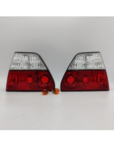 Juego pilotos intermitentes traseros blanco y rojos Volkswagen Golf Mk2 191945111A 191945112