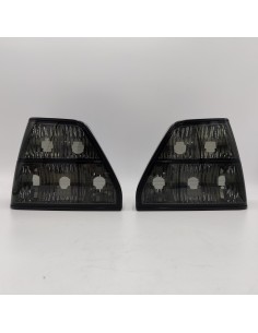 Juego pilotos intermitentes traseros oscuros Volkswagen Golf Mk2 191945111A 191945112 2
