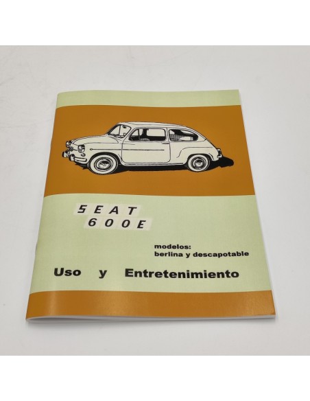 Manual de uso y entretenimiento SEAT 600 E