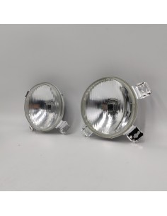 Juego faros H3 largo alcance interiores de carretera blancos Volkswagen Golf I MK1 Golf II MK2 191941783B 191941784B