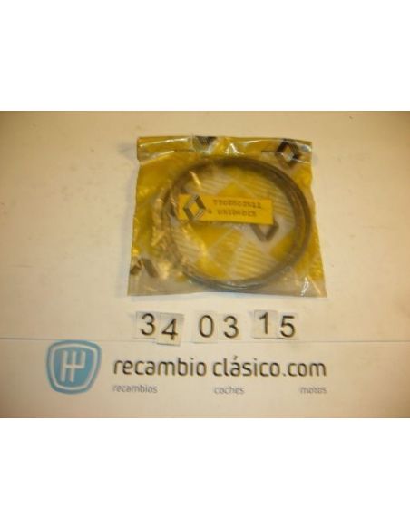 Juego de segmentos rascadores Renault 12 TS 1397cc 7700502511