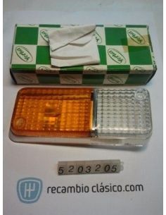 Tulipa intermitente derecha trasera posición blanca ámbar Renault 12 fase 2