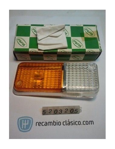 Tulipa intermitente derecha trasera posición blanca ámbar Renault 12 fase 2