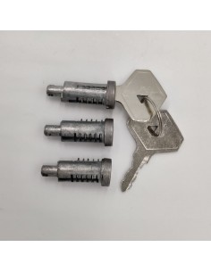 Juego bombines cerradura puertas Renault 4, Renault 6, Renault 12 2