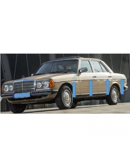 Juego de molduras Mercedes-Benz W123 berlina