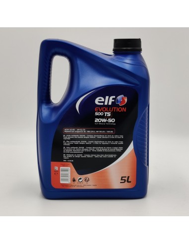Aceite Motor 20W-50 ELF Evolution 500 TS