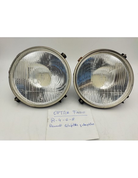 Juego faros delanteros Renault 4 Renault 6 Renault 8 Renault Estafette Renault Dauphine 7701348113 Marchal