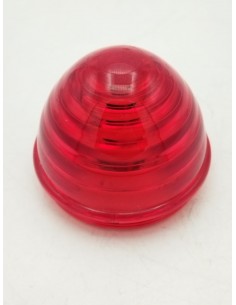 Tulipa ovalada roja piloto redondo camión, autobús Rosca fina 55mm