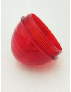 Tulipa ovalada roja piloto redondo camión, autobús Rosca fina 55mm 2