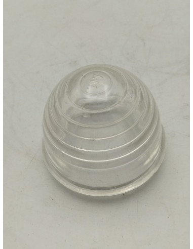 Tulipa piloto redonda ovalada rosca fina blanca para camión, autobús diámetro 45mm