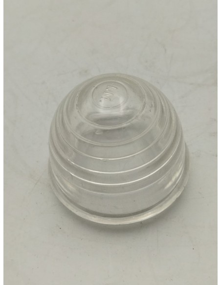 Tulipa piloto redonda ovalada rosca fina blanca para camión, autobús diámetro 45mm