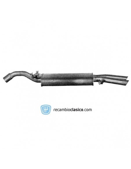 Silencioso escape final Volkswagen Golf GTI G60 191253609B