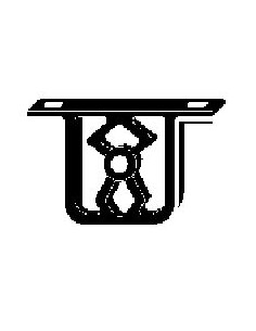 Soporte sistema de escape BMW 3 Coupé E36 316i M43 B16 (164E2) 18211723101