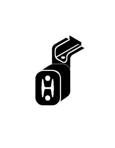 Soporte sistema de escape BMW 5 E39 525tds 18201433957 2