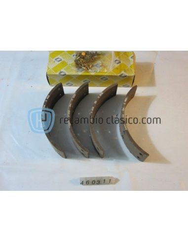 Juego de 4 guarniciones de zapatas de freno Renault 14 Renault 18 7702124536