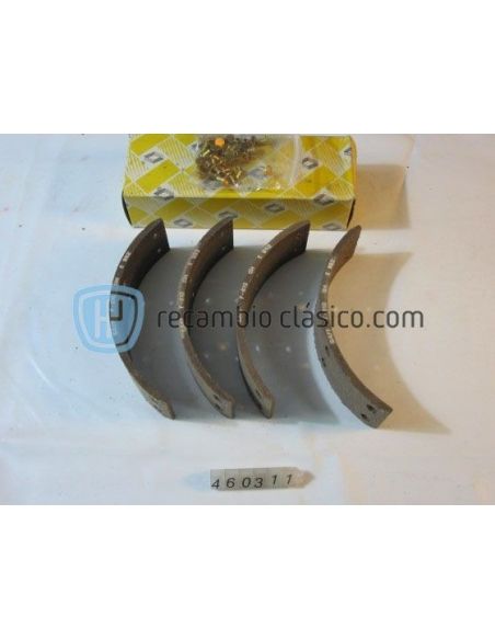 Juego de 4 guarniciones de zapatas de freno Renault 14 Renault 18 7702124536