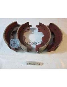 Juego zapatas freno trasero Renault 12, Renault 14, Renault 18, 7701202555. 42 mm ancho.