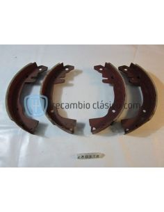 Juego de 4 zapatas de freno traseros Renault 4L