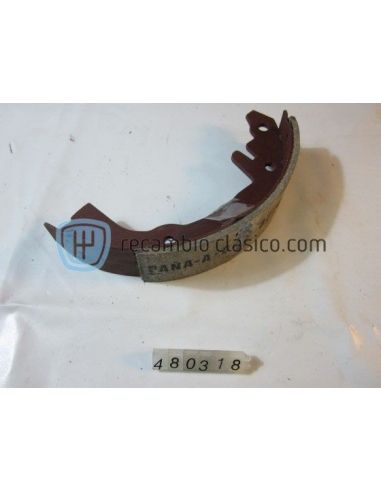 Una zapata de freno traseros Renault 4L