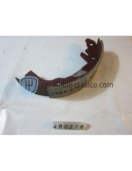 Una zapata de freno traseros Renault 4L