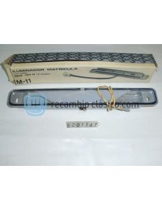 Piloto matrícula Seat 124