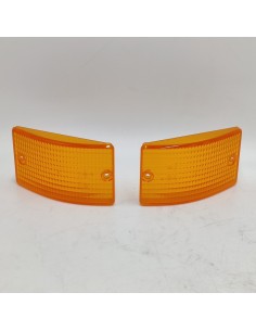 Juego tulipas intermitentes delanteras izquierda y derecha ámbar Porsche 924, Porsche 944