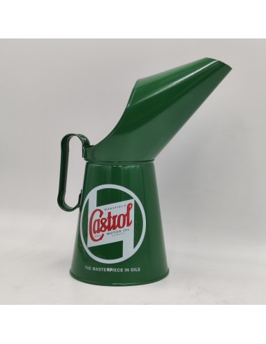 Jarra aceitera Castrol clásica. 940 cm3, 2 pintas