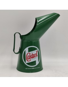 Jarra aceitera Castrol clásica. 940 cm3, 2 pintas