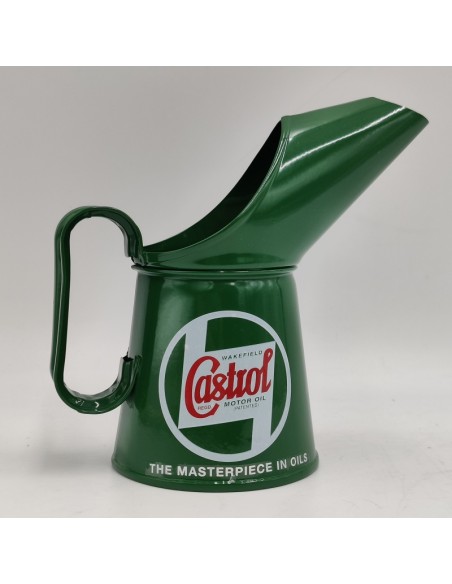 Juego de 3 jarras aceiteras Castrol Clásicas 1/2 pinta, 1 pinta, 2 pinta