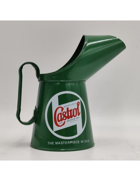 Juego de 3 jarras aceiteras Castrol Clásicas 1/2 pinta, 1 pinta, 2 pinta