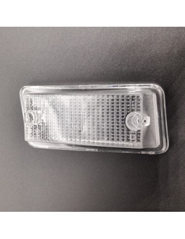 Tulipa intermitente delantera derecha blanca SEAT 133. Con tara, la goma está rota