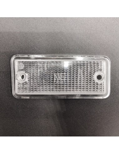 Tulipa intermitente delantera derecha blanca SEAT 133. Con tara, la goma está rota