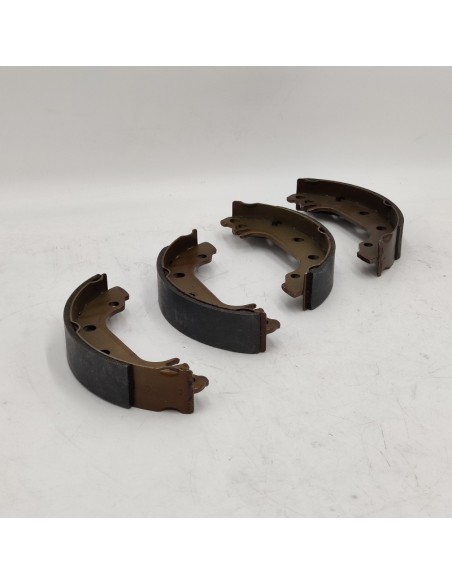 Juego de zapatas de freno traseras Ford Fiesta Mk1 1569039 1569039 1610610 215156903 5002996 5002996 5010950 5015671 5016219