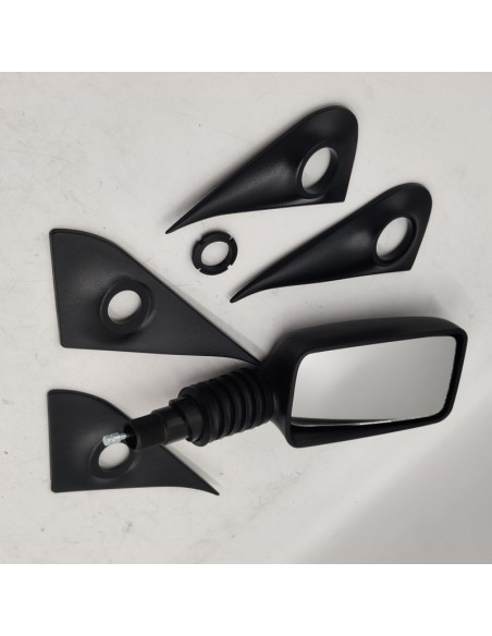 Espejo retrovisor derecho completo mecánico plano Fiat Uno 5892126