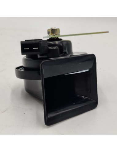 Bocina claxon universal de 12v con 2 clemas