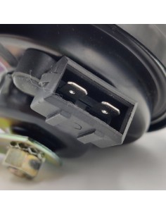 Bocina claxon universal de 12v con 2 clemas 2