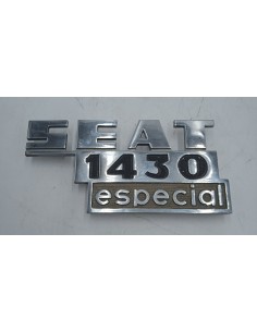 Anagrama emblema logo trasero metálico SEAT 1430 Especial
