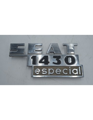 Anagrama emblema logo trasero metálico SEAT 1430 Especial
