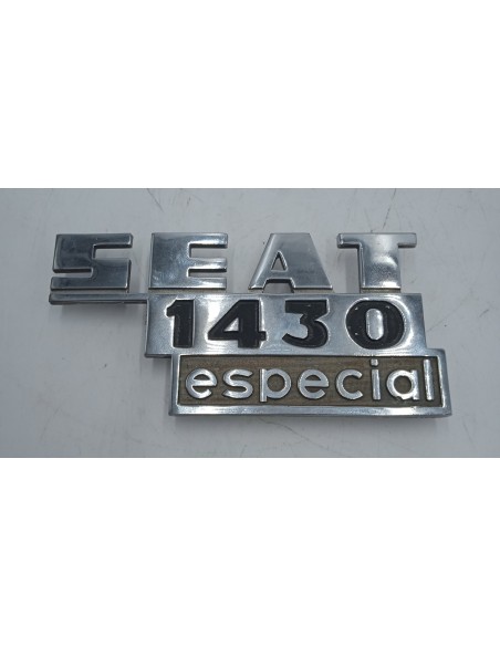Anagrama emblema logo trasero metálico SEAT 1430 Especial