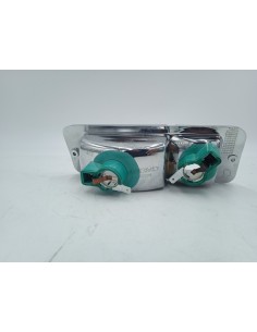 Base piloto derecho delantero SEAT 127 primera serie sin tulipa, marca GEMO 2