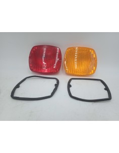 Juego pilotos marcha atrás rojo y ámbar universal