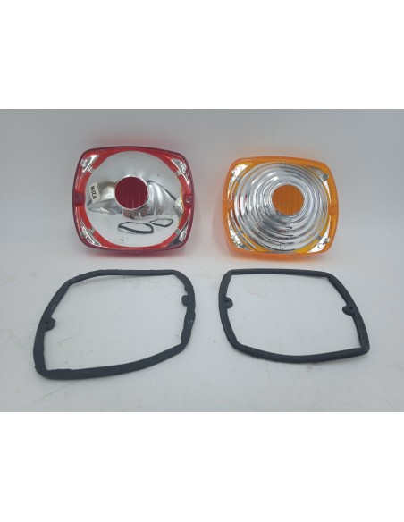 Juego pilotos marcha atrás rojo y ámbar universal