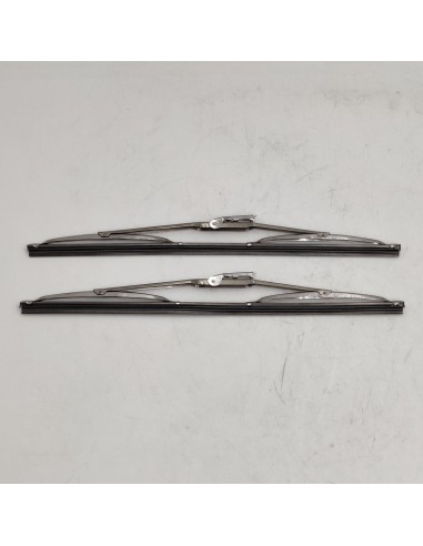 Juego de escobillas limpiaparabrisas cromadas SEAT 1500