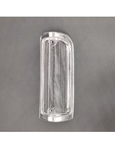 Tulipa intermitente delantera izquierda blanca borde cromado Ford Taunus GXL L13 L16 2