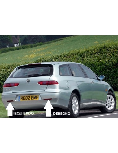 Tulipa catadióptrico derecha paragolpes trasero Alfa Romeo 156