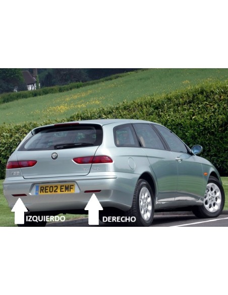 Tulipa catadióptrico derecha paragolpes trasero Alfa Romeo 156