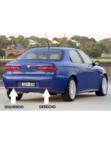 Tulipa catadióptrico derecha paragolpes trasero Alfa Romeo 156