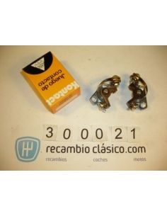 Juego de platinos Sanglas 400Y motor Yamaha desde 1979